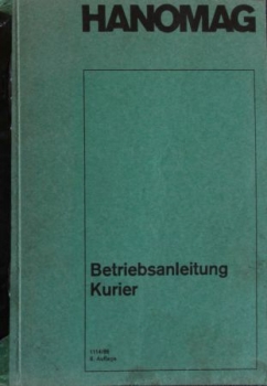 Hanomag Kurier Schnellastwagen 1965 Betriebsanleitung (3752)