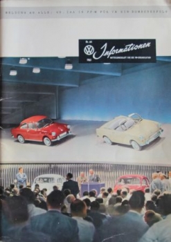 "Volkswagen Informationen" Mitteilungsblatt 1961 VW-Magazin (3781)