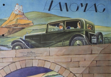 Hanomag Modellprogramm 1928 Automobilprospekt (3812)
