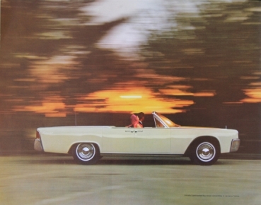 Lincoln Continental Modelprogram 1962 Carbrochure (3946)