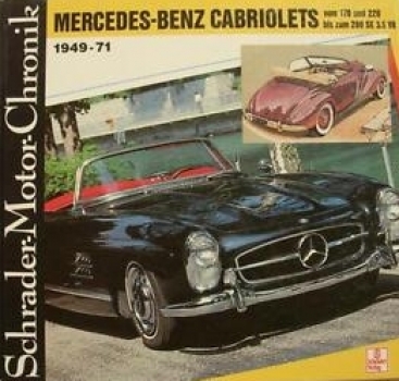 Schrader "Mercedes-Bez Cabriolets 1949-71" Mercedes-History 1995 (3958)