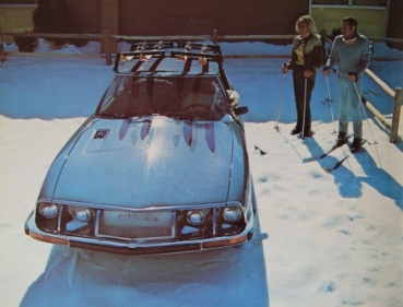 Citroen SM Modelprogram 1972 "A hamrony of opposites" Carbrochure (3963)