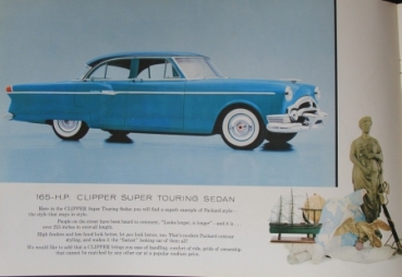 Packard Clipper Modelprogram 1954 Carbrochure (3984)