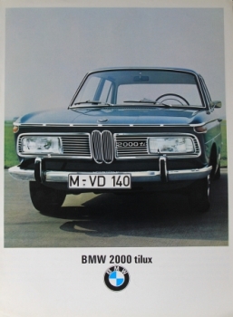 BMW 2000 tilux Automobilprospekt 1967 (4004)