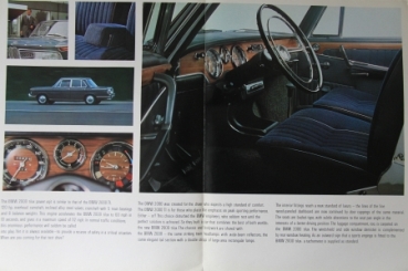 BMW 2000 tilux Modellprogramm 1967 Automobilprospekt  (4004)