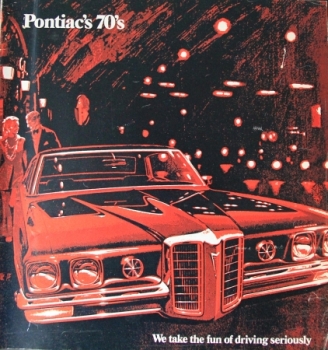 Pontiac Modelprogram 1970 Carbrochure (4041)