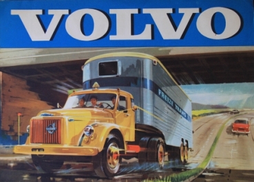 Volvo L375/L485 Modellprogramm 1959 Lastwagenprospekt (4060)