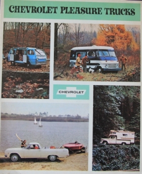 Chevrolet Trucks 1965 Modellprogramm  Lastwagenprospekt (4072)