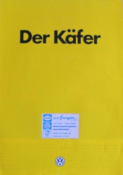 Volkswagen Käfer Modellprogramm 1984 Automobilprospekt (4082)