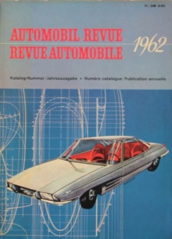"Automobil Revue 62" Automobile-Yearbook 1962 (4180)