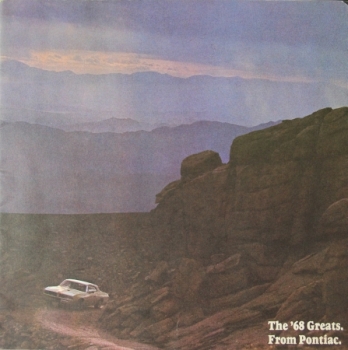 Pontiac Modelprogram 1968 Carbrochure (4130)