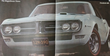 Pontiac Modelprogram 1968 Carbrochure (4130)