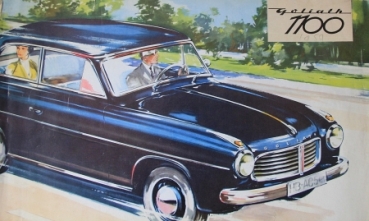 Goliath 1100 Modelprogram 1959 Carbrochure (4149)