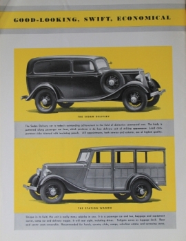 Ford Trucks Modelprogram 1932 "Helpful hints on hauling" Truckbrochure (4153)