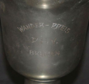 Police-Organisation Tropy Bremen 1949 Metal with top (4159)