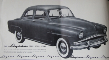 Simca Aronde Modelprogram 1957 Carbrochure (4167)