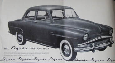 Simca Aronde Modellprogramm 1957 Automobilprospekt (4167)