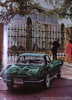 Chevrolet Corvette Sting Ray Modelprogram 1965 Carbrochure (4183)
