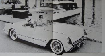 Chevrolet Corvette 195 hp V8 Modelprogram 1953 Carbrochure (4188)