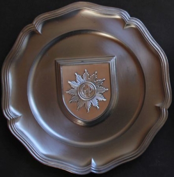 Police GdP "Gewerkschaft der Polizei" 1980 Honor-Tinplate with Logo punched (5474)