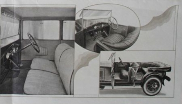 Fiat 509 Modelprogram 1928 Carbrochure (6143)