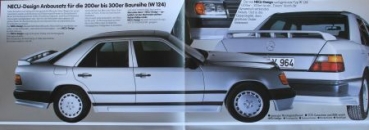 Mercedes-Benz 200 - 300 Necu-Design Modelprogram 1985 Carbrochure (5534)