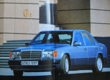 Mercedes-Benz 200 - 300 Modelprogram 1991 Carbrochure (5528)