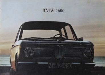 BMW 1600 Modellprogramm 1966 Automobilprospekt (4242)