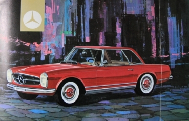 Preview: Mercedes-Benz 230 SL Modellprogramm 1963 Automobilprospekt (4244)