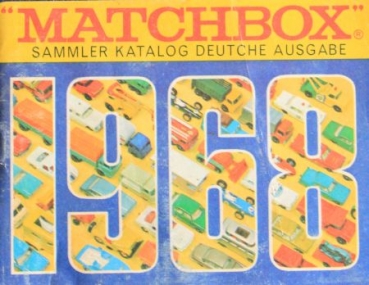 Matchbox "Sammler Katalog Deutsche Ausgabe" 1968 Spielzeugprospekt (4281)