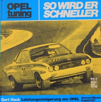 Hack "Opel - So wird er schneller" 1972 Opel-Motor-Tuning (4344)