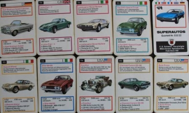 Schmid Spiele "Autos" 1967 Cardgame (2908)