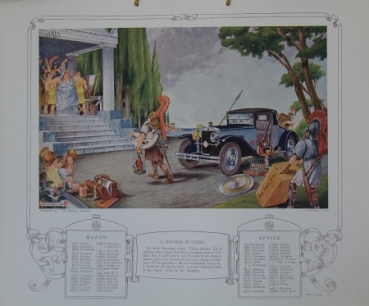 Itala Cars Yearcalendar 1929 by Biscaretti (4376)
