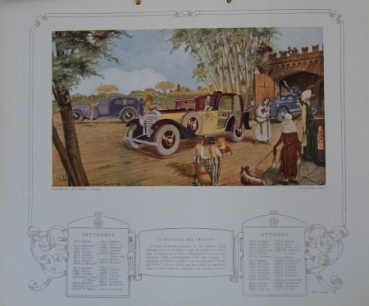 Itala Cars Yearcalendar 1929 by Biscaretti (4376)