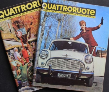 "Quattroruote" Italien Automobil-Magazin 1960 zwei Ausgaben (2715)