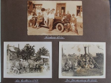 Motorbike-Racingsport 1925 Photoalbum with 110 original photos (4420)
