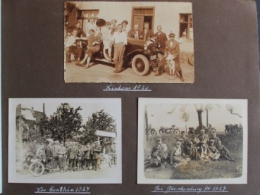 Motorrad-Rennsport 1925 Fotoalbum mit 110 Originalfotos (4420)