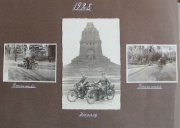 Motorbike-Racingsport 1925 Photoalbum with 110 original photos (4420)