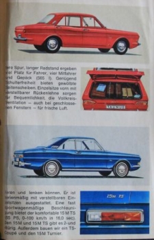 Ford Taunus 12 M Modelprogram 1966 Carbrochure (4409)
