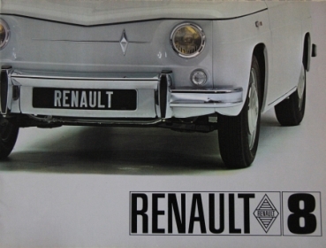 Renault 8 Modelprogram 1962 Carbrochure (4449)