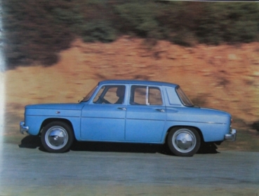 Renault R 8 Major 1100 Modelprogram 1964 Carbrochure (4454)