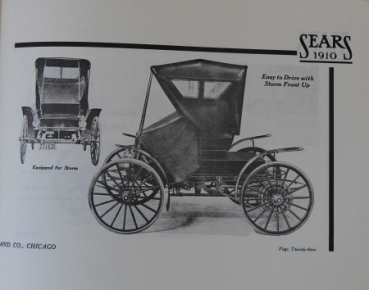Sears Roebuck & Co. Modelprogram 1912 "Motor Buggy Catalogue" Carbrochure (4512)