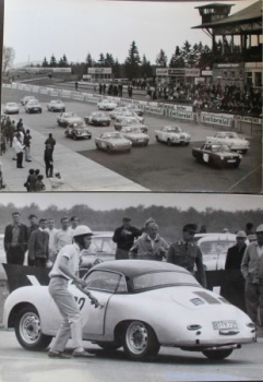 Porsche 356 two original Seufert-Pressphotos 1963 (2725)