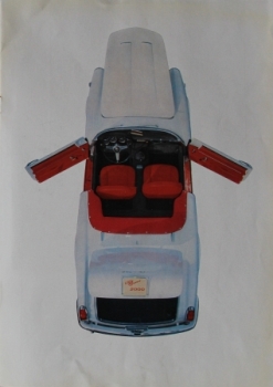 Preview: Alfa Romeo 2000 Spider Modelprogram 1960 Carbrochure (4575)