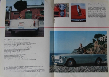 Preview: Alfa Romeo 2000 Spider Modelprogram 1960 Carbrochure (4575)
