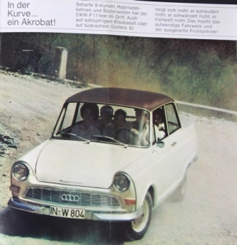 DKW F11 Modelprogram 1963 "Der große Junior" Carbrochure (4622)