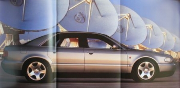 Audi A8 Modelprogram 1993 "Der Quantensprung" Carbrochure-Map (2964)