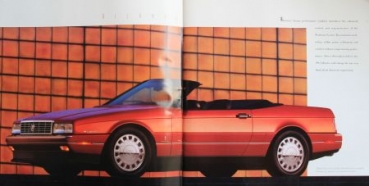 Cadillac Allante Seville Eldorado Modelprogram 1993 Carbrochure (2961)