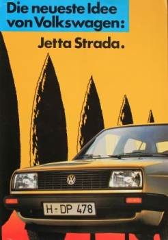 Volkswagen Jetta Strada Modelprogram 1985 Carbrochure (2898)