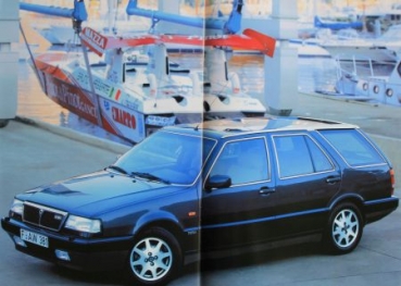 Lancia Thema Modelprogram 1992 Carbrochure (2891)